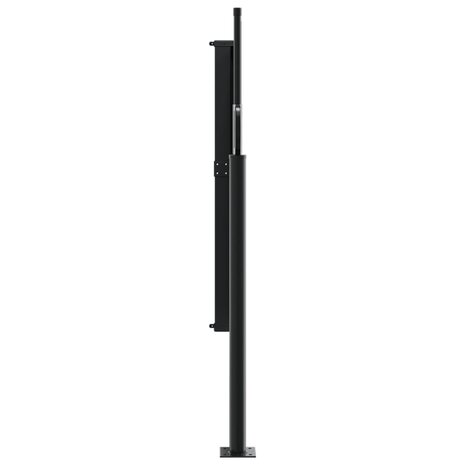 Windscherm uittrekbaar 140x600 cm rood 4