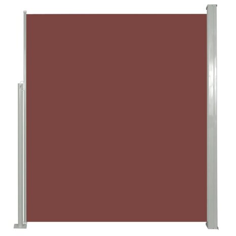 Tuinscherm uittrekbaar 160x300 cm bruin  2