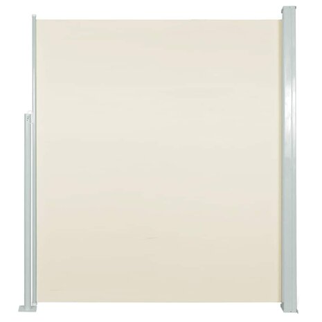 Windscherm uittrekbaar 120x300 cm crème 2