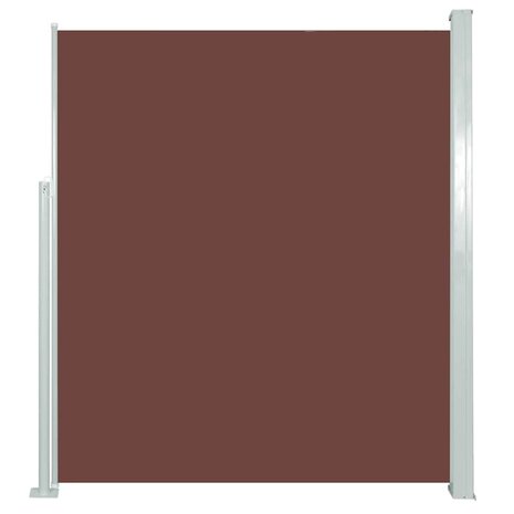 Zijluifel uittrekbaar 160x500 cm bruin 2
