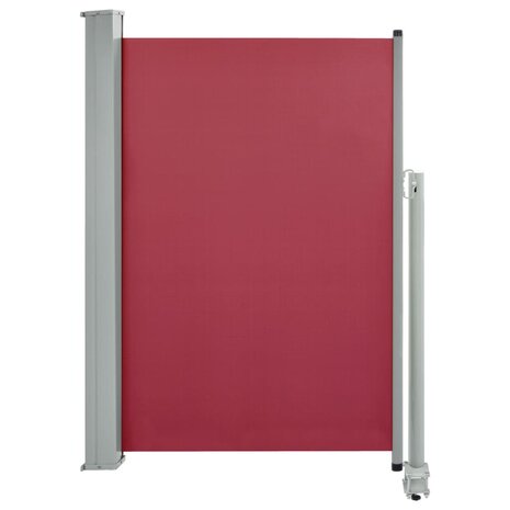 Tuinscherm uittrekbaar 120x300 cm rood 2