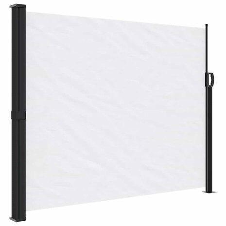 Windscherm intrekbaar 170x300 cm wit 2
