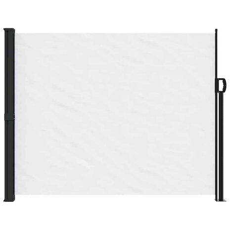 Windscherm intrekbaar 170x300 cm wit 3
