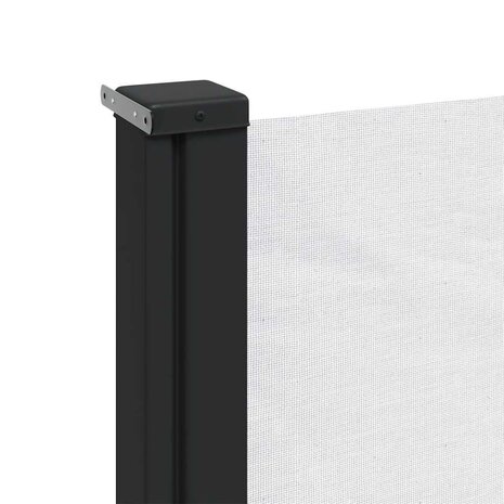 Windscherm intrekbaar 170x300 cm wit 7