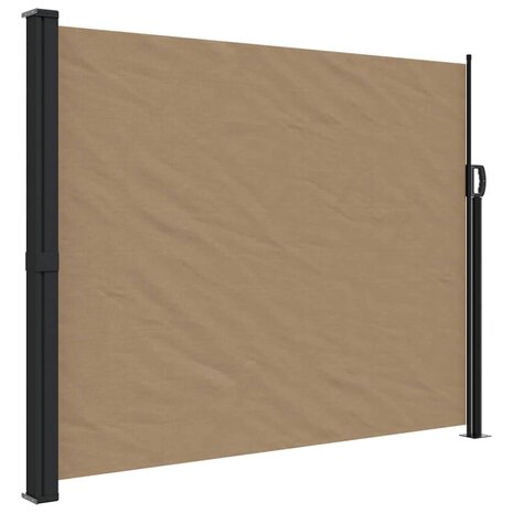 Windscherm intrekbaar 170x300 cm taupe 2