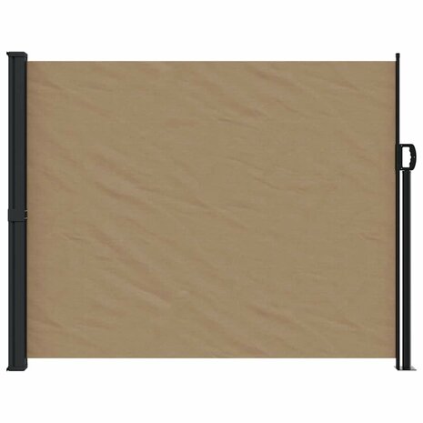 Windscherm intrekbaar 170x300 cm taupe 3