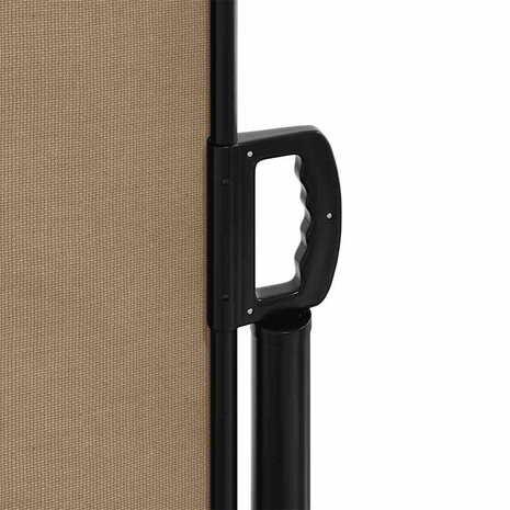 Windscherm intrekbaar 170x300 cm taupe 8