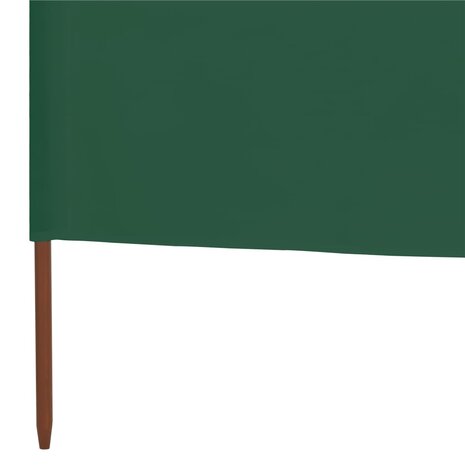 Windscherm 5-panelen 600x120 cm stof groen 5