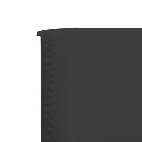 Windscherm 6-panelen 800x160 cm stof antraciet 4