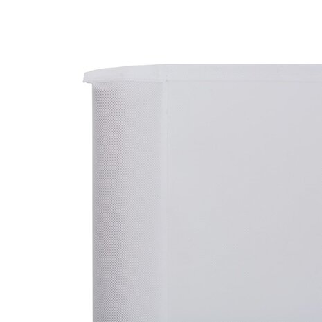 Windscherm 9-panelen 1200x120 cm stof zandwit 4
