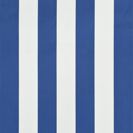 Luifel uittrekbaar 300x150 cm blauw en wit 7