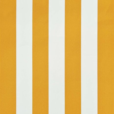 Luifel uittrekbaar 250x150 cm geel en wit 7
