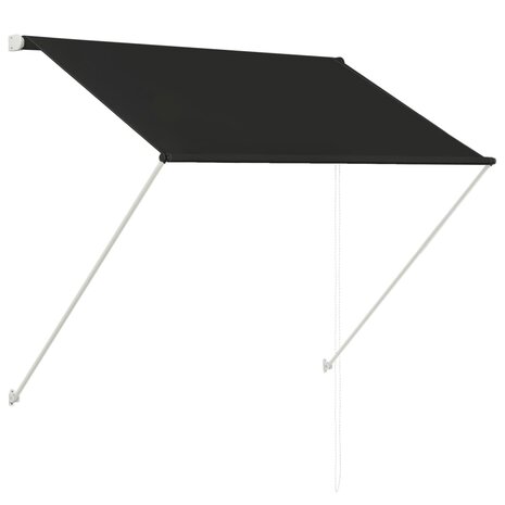 Luifel uittrekbaar 150x150 cm antraciet 2