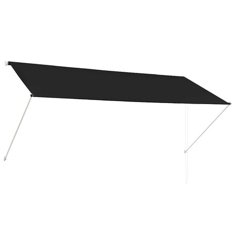 Luifel uittrekbaar 300x150 cm antraciet 2