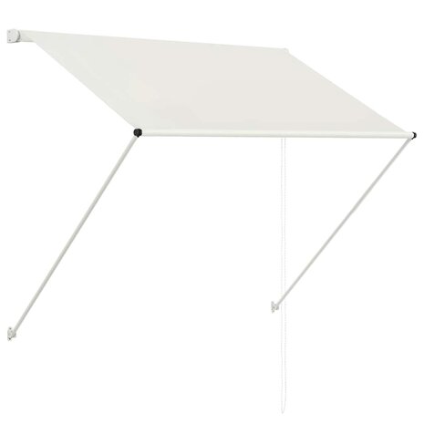 Luifel uittrekbaar 150x150 cm crème 2