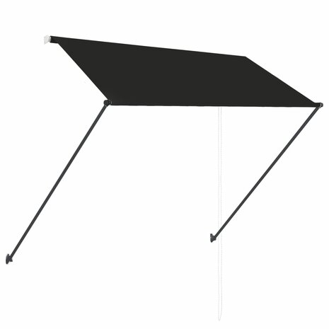 Luifel uittrekbaar met LED 250x150 cm antraciet 4