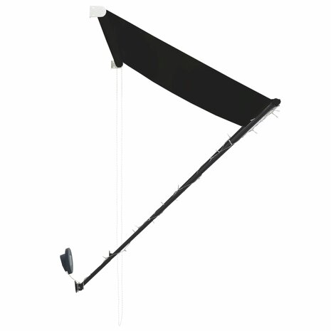 Luifel uittrekbaar met LED 250x150 cm antraciet 6