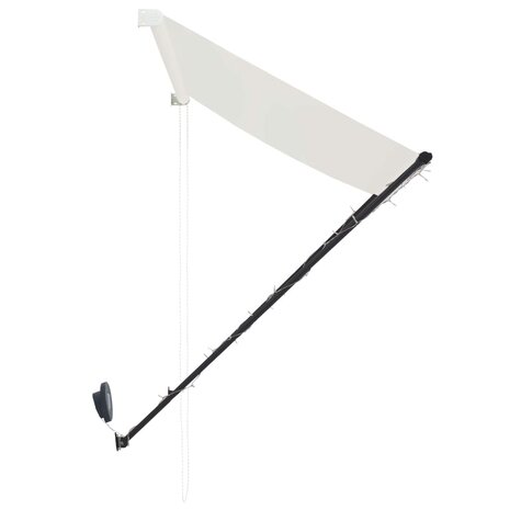 Luifel uittrekbaar met LED 350x150 cm crème 6