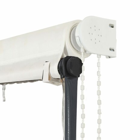 Luifel uittrekbaar met LED 400x150 cm crème 7