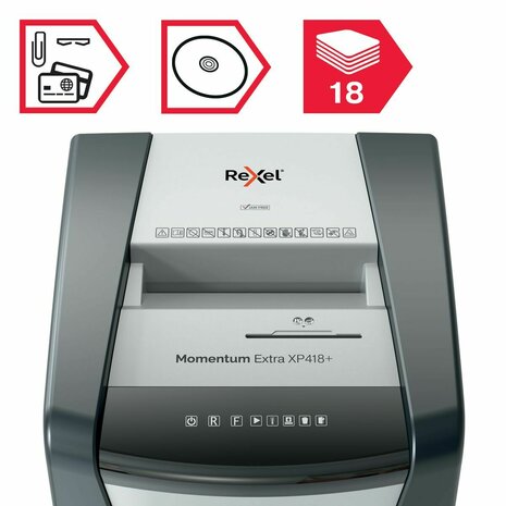 Papierversnipperaar Rexel Momentum Extra XP418+ 45 L 3