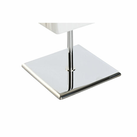 Bureaulamp Home ESPRIT Wit Zilverkleurig Polyethyleen Ijzer 50 W 220 V 15 x 15 x 43 cm 4