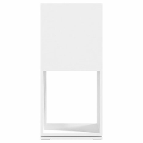 Draaikast 34,5x34,5x75,5 cm spaanplaat wit 4