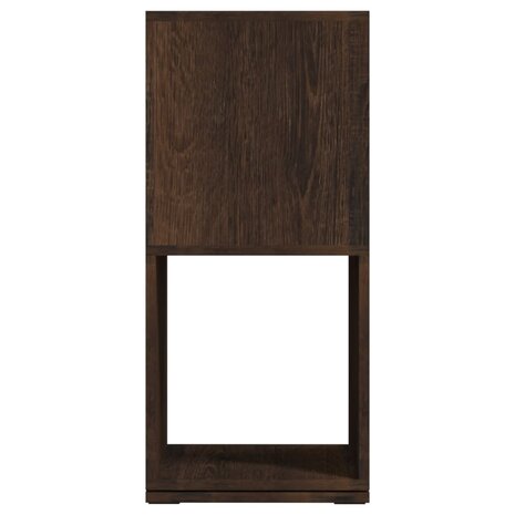 Draaikast 34,5x34,5x75,5 cm spaanplaat gerookt eiken 4