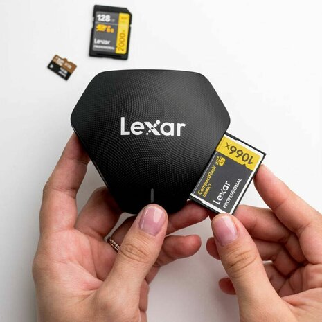 Kaartlezer 3-in-1 Lexar Professional Zwart 3