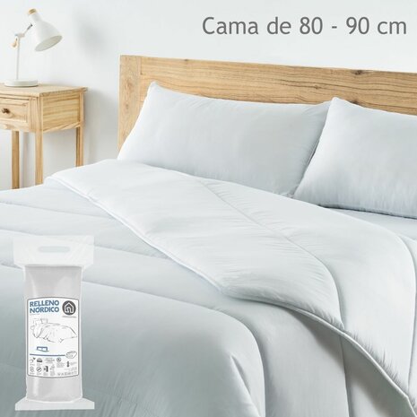 Dekbed Wit 150 x 220 x 1 cm 2
