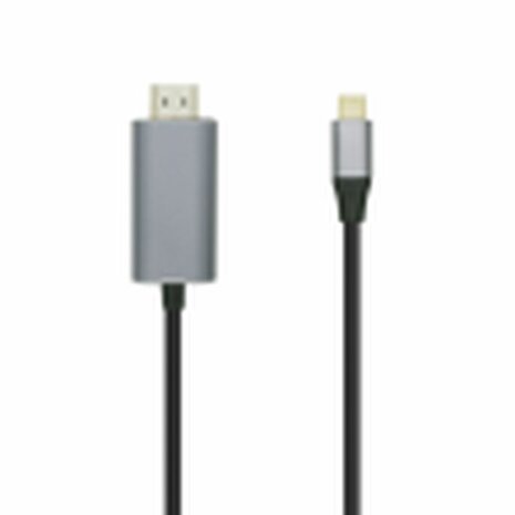 Kabel USB-C naar HDMI Aisens A109-0393 Zwart 1,8 m 4K Ultra HD 2