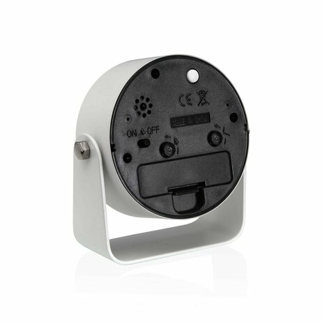 Tafelklok Versa Alura Wit Plastic 4,1 x 10 x 10 cm 2