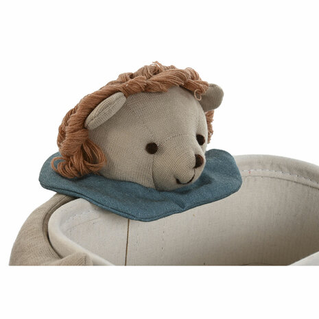 Mandenset Home ESPRIT Groen Natuurlijk 40 x 32 x 27 cm (2 Onderdelen) 2