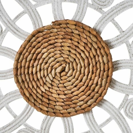 Wanddecoratie Wit Natuurlijk 87 x 3,5 x 68 cm 2