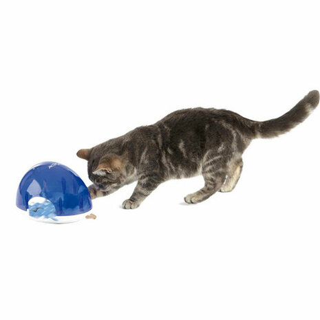 Kattenspeeltje Trixie Blauw Wit Plastic 19 × 13 × 14 CM 2