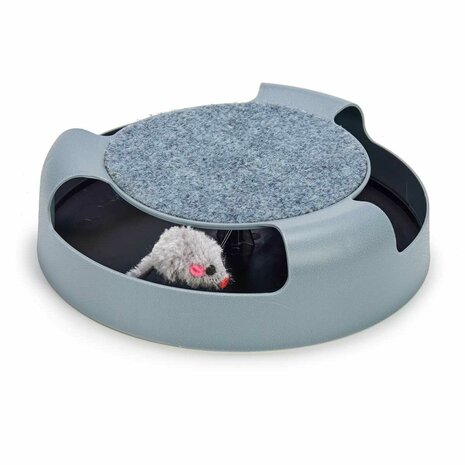 Kattenspeeltje Muis Rueda Grijs Polypropyleen 25 x 6,5 x 25 cm 1