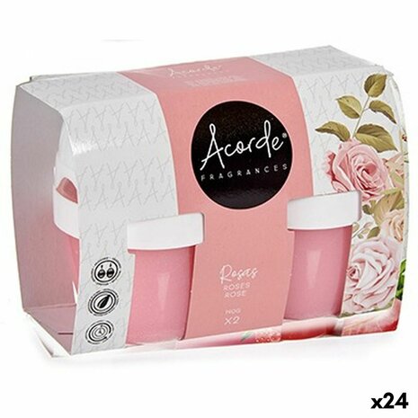 Luchtverfrisserset Acorde 1165-ROSE Rozen Gel (24 Stuks) 1