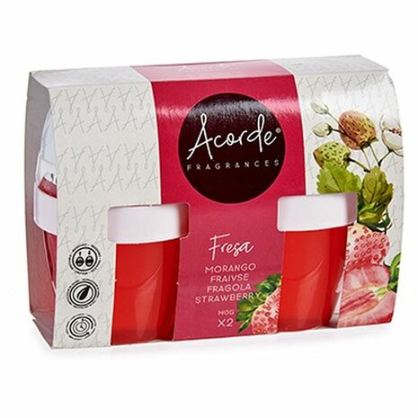 Luchtverfrisserset Acorde 1165-FRESA Aardbei Gel (24 Stuks) 3