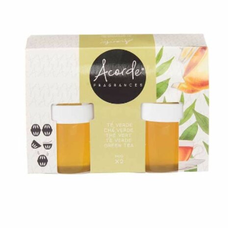 Luchtverfrisserset Acorde 1165-TEVERDE Groene Thee Gel (24 Stuks) 3