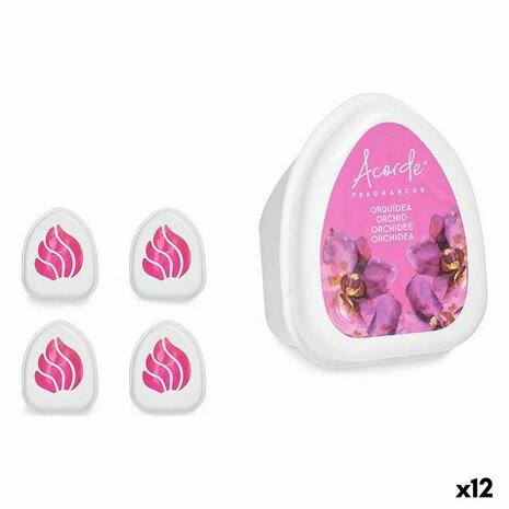 Luchtverfrisserset Acorde MINIG-ORCHID Orchidee 50 g (12 Stuks) 1