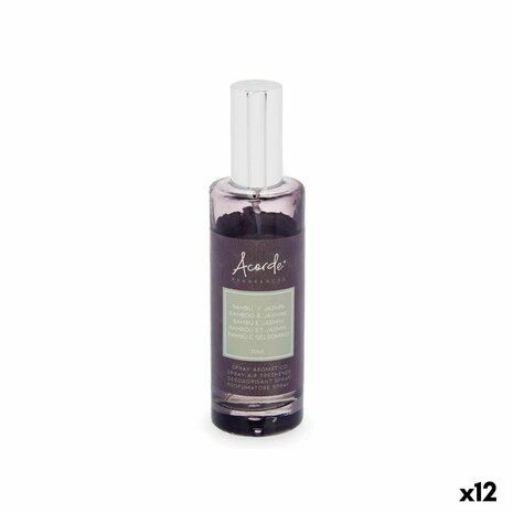 Luchtverfrisserspray Acorde C-519 Bamboe Jasmijn 70 ml (12 Stuks) 1