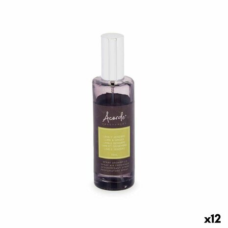 Luchtverfrisserspray Acorde H-519 Limoen Gember 70 ml (12 Stuks) 1