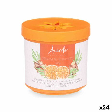 Luchtverfrisser Acorde F-6054 Oranje Gember 190 g (24 Stuks) 1