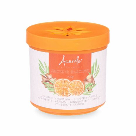 Luchtverfrisser Acorde F-6054 Oranje Gember 190 g (24 Stuks) 2