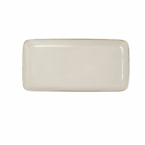 Serveerschaal Bidasoa Ikonic Wit Keramisch 28 x 14 cm (Pack 4x) 1