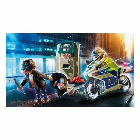 Playset City Action Police Motorbike Playmobil 70572 32 Onderdelen (32 pcs) 2