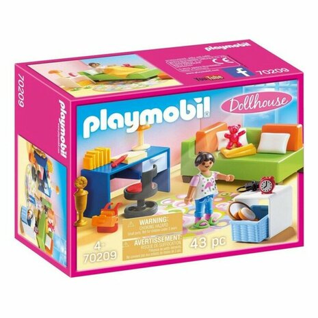 Playset Dollhouse Teenager&apos;s Room Playmobil 70209 (43 pcs) 1