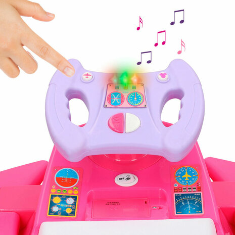 Elektrische Kinderauto Minnie Mouse Batterij Vliegtuigje 6 V 5