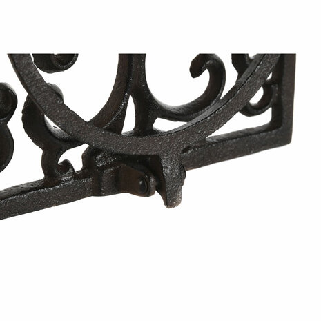 Wandsteun voor hangende bloempotten Home ESPRIT Donkerbruin Ijzer 18 x 17,5 x 18 cm 4