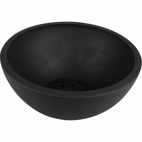Bloempot EDA   Zwart Antraciet Ø 25 cm 2