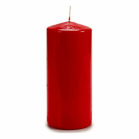 Kaars Acorde CY88200M Rood 9 x 20 x 9 cm (4 Stuks) 2